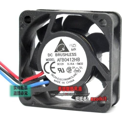For delta AFB0412HB -R00 40x40x15 mm 12V DC Fan Speed Sensor (Lock) RD signal