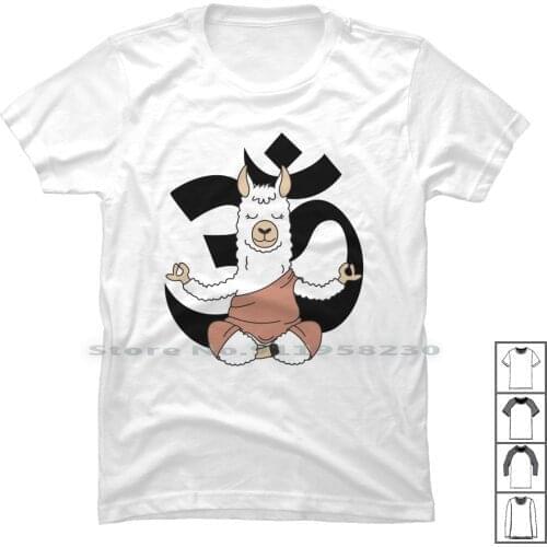Llamaste For Light T Shirt 100% Cotton Yin Yang Relaxed Alpaca Light Chill Yogi Yoga Yang Mast Lama Cute Ill