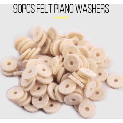 90pcs Felt Piano Washers Pads for Piano Tuning Accessories Musical keyboard Piano keyboard Accessories musical instruments