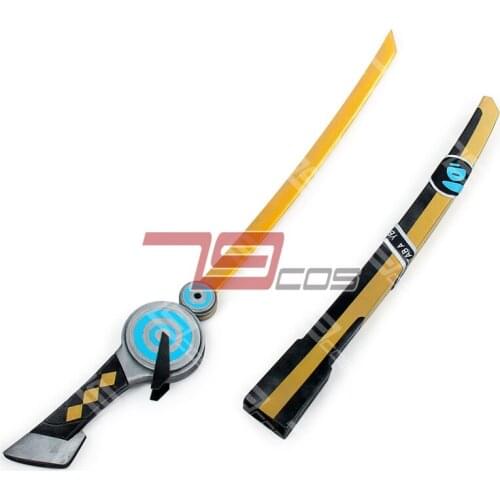 Hot Game LOL True Damage Yasuo Prestige Edition Sword Cosplay Props Weapons Halloween Carnival Party Event