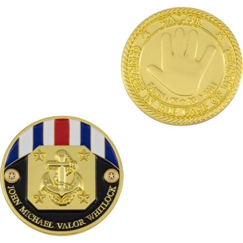 Custom Double sided Gold Coins Hot Sale Painted Zinc Alloy Coins