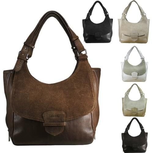 Leather Bag Woman Shoulder Leather Sac Bags Leather Tote Shopper Large L Bag Suede