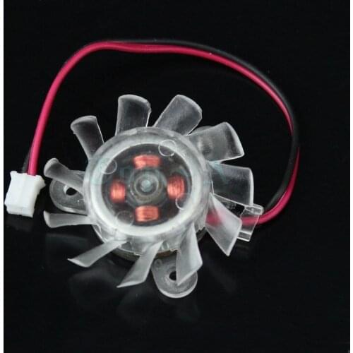 100pcs Wholesale 12V 2Pin 36mm Computer PC VGA Video Graphics Card Cooling Cooler Fan Heatsinks