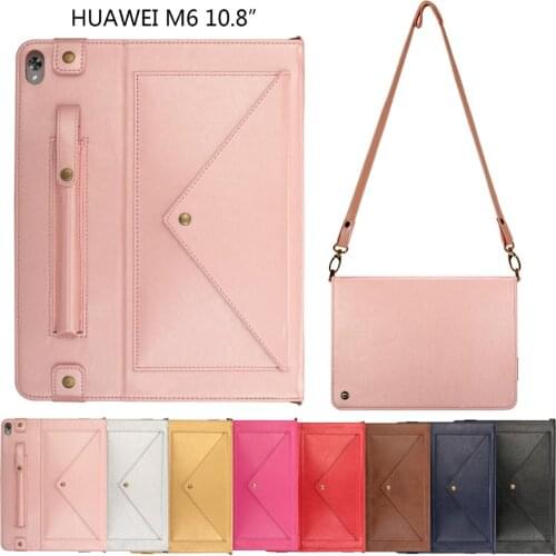 Magnet Funda Case Pencil Holder Smart Leather Flip Stand Cover For Huawei Mediapad M6 10.8 2019 / M6 Pro 10.8 SCM-W09/AL00 Coque