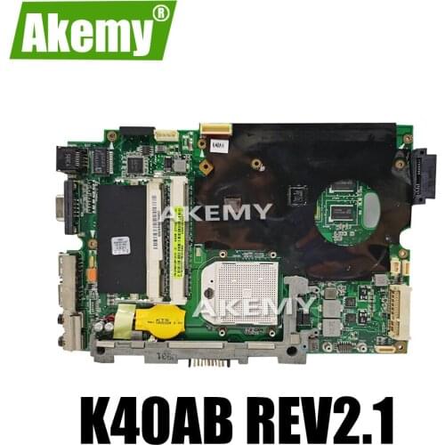 K40AB REV 2.1 Laptop Motherboard For Asus K40AB K40AD K40AF K50AB K50AD K50AF X8AAF X5DAF Mainboard Motherboard 512M