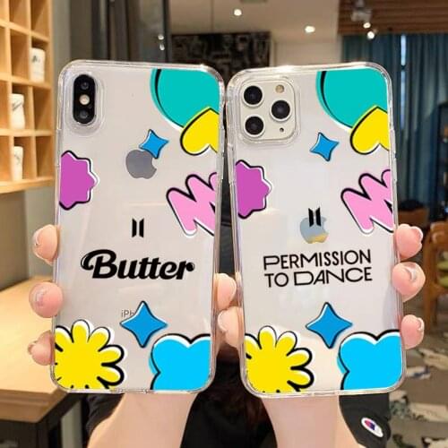 Fashion Kpop Korean Butter Permission To Dance DYNAMITE Luxury Phone Case For iPhone 12 Mini 11 Pro XS Max X XR 7 8 Plus