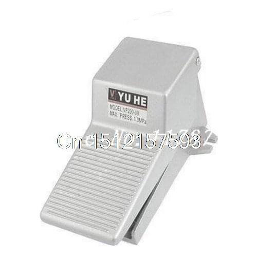 145psi Nonslip Pedal 1/4" PT 2 Position 3 Way Pneumatic Foot Valve