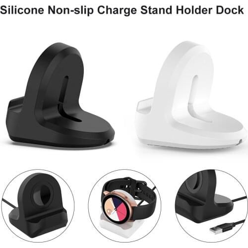 New Silicone Non-slip Charge Stand Holder Station Dock For Samsung Galaxy Watch Active 40mm Charger Cable High Quality