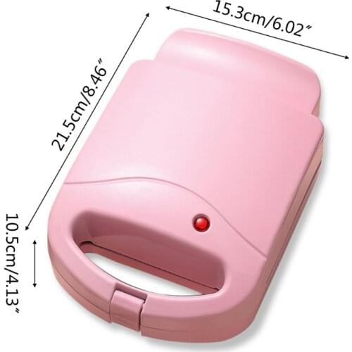 Portable Electric Dual Waffles Sandwich Maker Non Stick Toast Breakfast Machine