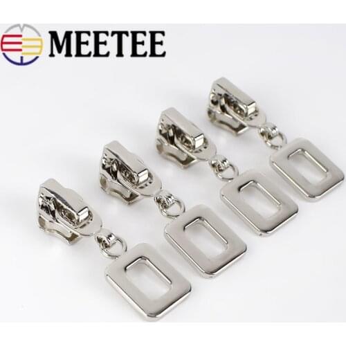 10/30/50pcs Zipper Sliders for 5/7# Nylon Zippers Sports Pocket Zip Pull Head Zips Repair Replacement DIY Sewing Accessories