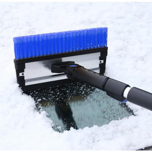 Snow Brush Flexible Soft Silicone Wiper Car Window Cleaning Glass Scraper Silicone Handy Squeegee Car Blade Clean Scraping Ice