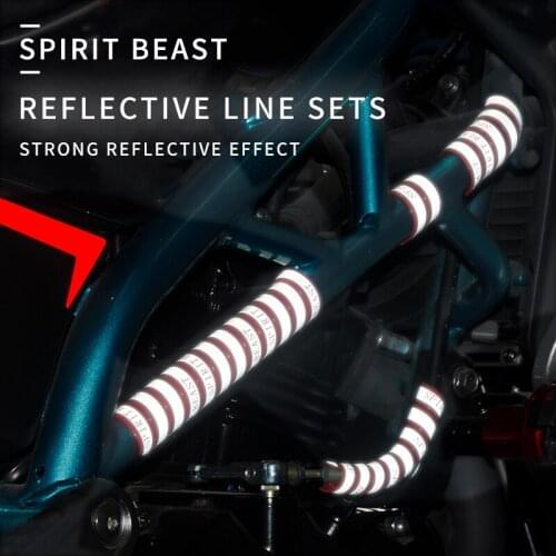 Spirit Beast Motorcycle Motorbike ATV Bike Scooter Reflective Strip Motocross Warning Accessories