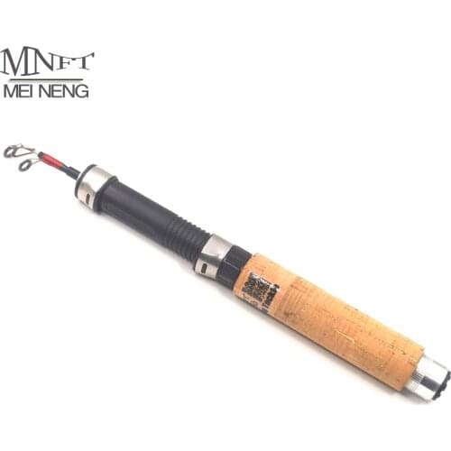 MNFT 60cm Ultra-Light Mini Telescopic Ice Fishing Rod Ice Winter Foam Handle Fishing Rods