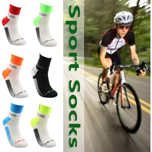 High Quality Brand New Mens Cycling Socks Bike Bicycle Crew Socks Sports Socks