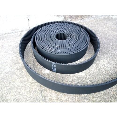 HTD 5M timing belt width 10mm 15mm Arc tooth pitch 5mm Synchronous rubber open ended pulley CNC 3D Engraving Machine HTD5M