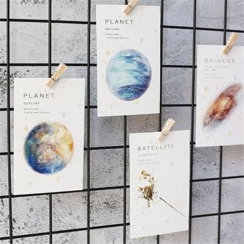 28pcs/pack Creative Parallel Universe Lomo Cards Letter Writing Paper Mini Postcards Birthday Party Greeting Cards Message Pads