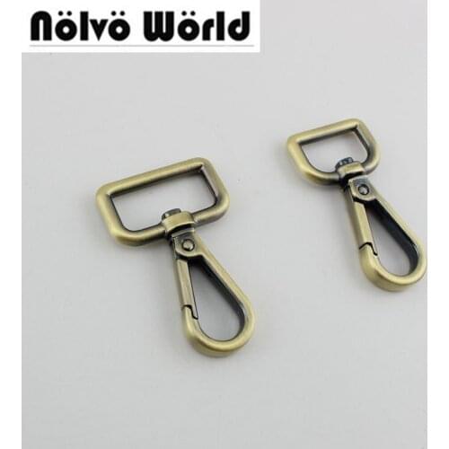 50pcs 5colors 19mm 25mm high quality trigger snap hook clasp clip swivel dog leash hook bags handbags adjusted strap hooks