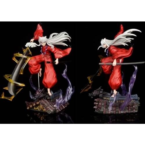 Anime Inuyasha GK Sasei Maru Rooftop Scene Battle Edition Model Boxed Figure Approximately 30cm