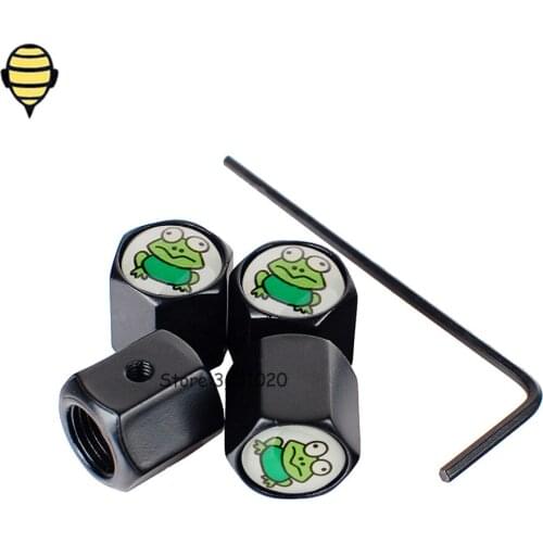 Car Accessories Auto Wheel Tire Valve Stem Caps for Cartoon logo for Alfa Romeo Acura Volvo VW Hyundai Nissan Renault Land Rover