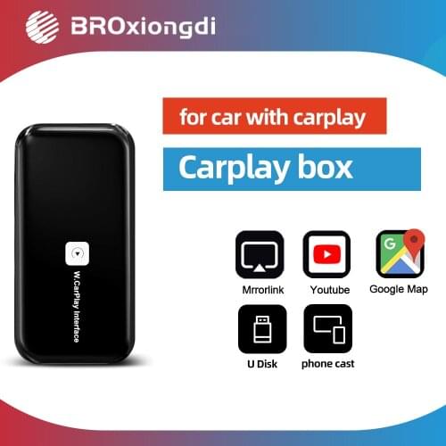 Wireless Apple Carplay Dongle Mirrioing Car Monitor Multimedia Player /Video Player USB for IPhone Android Phone Accessories