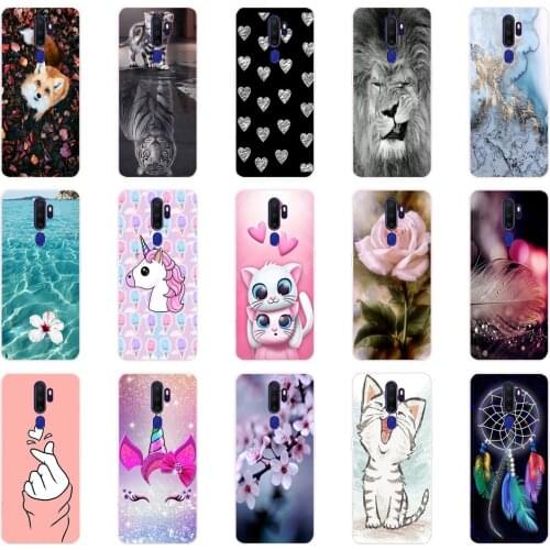 Case For Oppo A9 A5 2020 Case Soft TPU Phone Back cover For OPPOA9 OPPOA5 A 9 Coque Silicon Protective Funda 6.5" cute 4