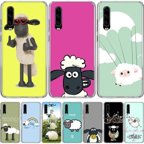 Sheep mutton cartoon Phone Case for Huawei P30 P40 P20 P10 Mate 20 10 30 Lite Pro P Smart Z Plus + Art Luxury Cover Coque