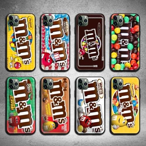 M&Ms Chocolate Nutella Bottle package Phone Case for iphone 12 pro max mini 11 pro XS MAX 8 7 6 6S Plus X 5S SE 2020 XR case