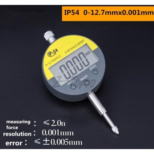 IP54 Oil-proof Digital Micrometer 0.001mm Electronic Micrometro Metric/Inch 0-12.7mm/0.5" Precision Dial Indicator Gauge Meter