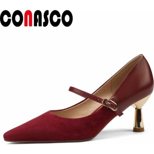 Замшевые туфли-лодочки CONASCO China At AliExpress