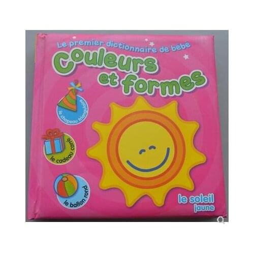 Parent Child Kids Toddler Baby French Book Knowledge Early Education Enlightenment Cute Picture Cardboard Reading Book Age 0-3