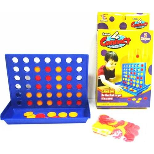 Kids Funny Intelligent Connect Educational Toys Gift for Children Four In A Row Game Chess Set