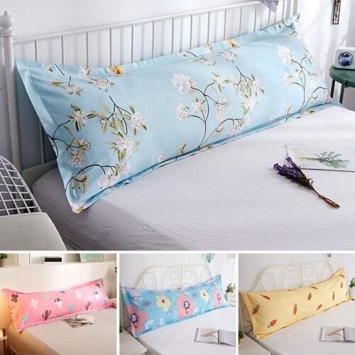 Long Pillow Case 48x150cm/120cm pillow case Flower printed Polyester elegent Cushion Cover Bedding Accessory Pillows Cover Dec
