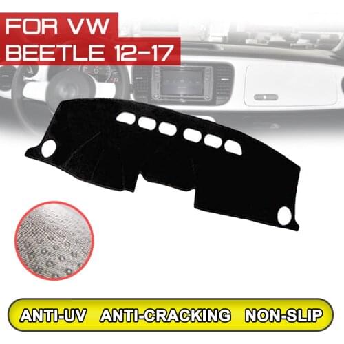For Volkswagen Beetle 2012 2013 2014 2015 2016 2017 Car Dashboard Mat Anti-dirty Non-slip Dash Cover Mat UV Protection Shade