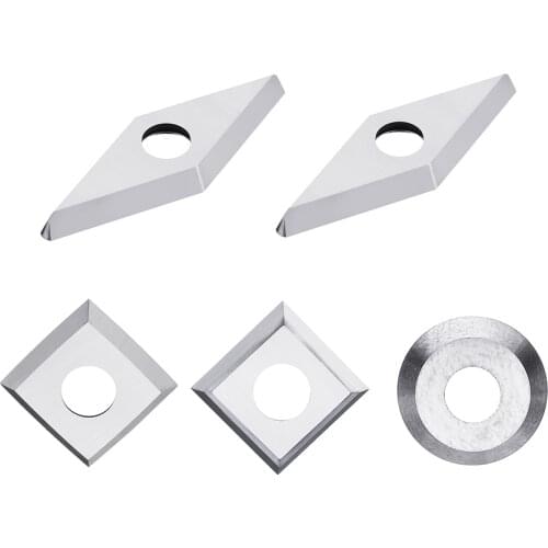 10pcs 90HRC Wood Carbide Insert Cutters For Wood Turning Tool Woodworking Lathe Tool