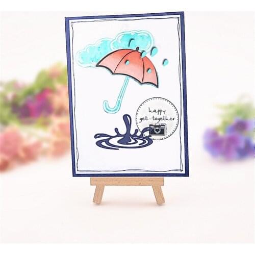 Water droplets on the ground Cutting dies metal crafts paper die-cutting /DIY embossing Easter and New Year Scrapbooking