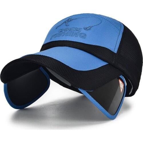 Summer Sun Hat Men Bucket Hats Women Boonie Hat Wide Brim UV Protection Male Mesh Breathable Fishing Cap Beach Hat Bone Gorras