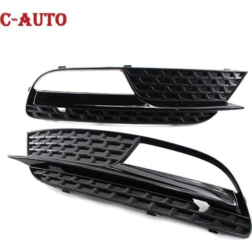 Car Left Right Car Front Bumper Fog Light Grilles Fog Lamp Racing Grills Gril For Audi A5 2012 2013 2014 2015 2016 8T0807682H