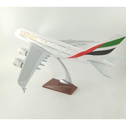 EMIRATES AIRLINERS 45-47CM A380 EMIRATES AIRLINES MODEL PLANE AIRCRAFT TOYS FOR CHILDREN BIRTHDAY GIFTS ORNAMENT