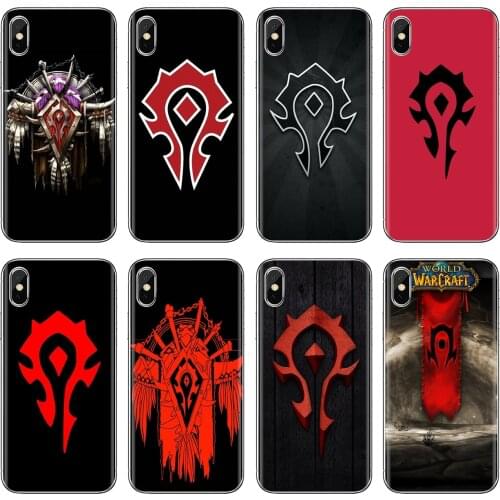 Soft Case Cover For Xiaomi Mi 5X 6X Mix 1 2 2S 3 Mi5 Mi5S Mi6 Mi3 Mi4 poco X3 nfc F2 Pro M3 game WOW World of Warcraft horde