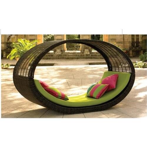 New arrival patio wicker clearance outdoor garden beach daybed sets clearance