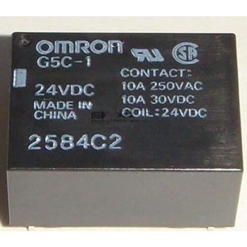 Wholesale 10pcs/lot relay G5C-1-24VDC