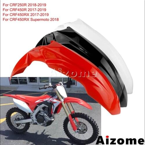 Motorcyle Dirt Bike Front Fender For Honda CRF250R CRF250RX CRF450R CRF450RX 2018 2019 2020 CRF450 CRF250Enduro Mudguard Red