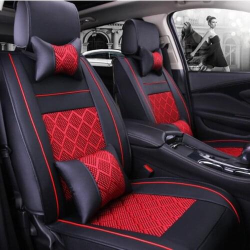 Front + Rear ) Special Leather car seat cover For Benz A B C D E S series Vito Viano Sprinter Maybach CLA CLK auto accessories