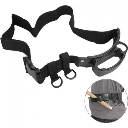 Durable Fishing Rod Holder Waist Nylon Belt Adjustable Stand Up Combat Boat Jigging Fishing Rod Holder Tackles