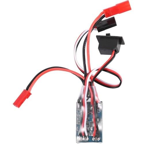 Rc Car 10A Brushed Esc Two Way Motor Speed Controller No Brake For 1/16 1/18 1/24 Car Boat Tank F05427