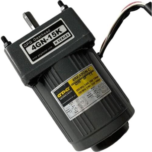TAIBANG GPG 220V 40W AC Gear Motor 4RK40GN-C 4GN-3K 4GN-7.5K 4GN-10K 4GN-12.5K 4GN-15K 4GN-18K
