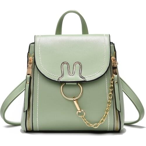 Vento Marea Pu Leather School Bag For Teenage Girl Multi Fuctional Women Backpack Preppy Style Cute Shoulder Bag In Brand Design