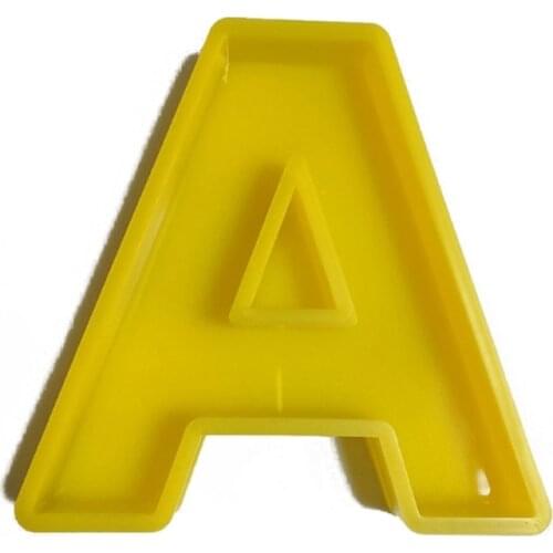Silicone Alphabet Molds Large Letter Molds Epoxy Resin Molds for DIY Craft Birthday Party Wedding Home Decoration A-Z