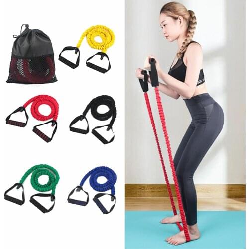 Fitness Resistance Bands Training And Exercise Rubber Bands Yoga Pilates Sport Bodybuilding Material Home Harness Entertainment