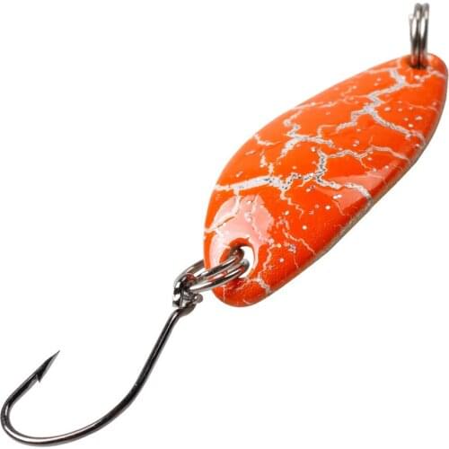 1box Sequined Fishing Bait Fishing Spoon Lure Set Metal Baits Trout Fishing Baits For Trout Perch Fishhooks With Tackle Box